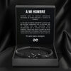 PULSERA INFINITA PERSONALIZADA EL REGALO MAS ESPECIAL PARA TU ESPOSO