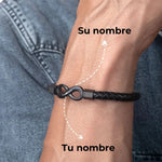 PULSERA INFINITA PERSONALIZADA EL REGALO MAS ESPECIAL PARA TU ESPOSO