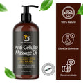 Aceite para masajes anti celulitis 100% Natural
