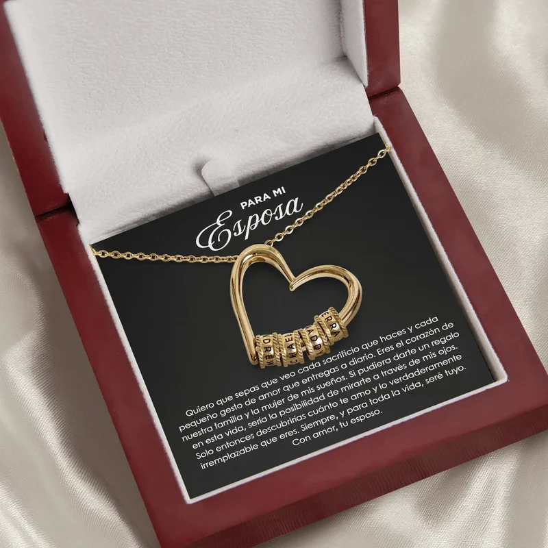 COLLAR CORAZÓN FAMILIAR