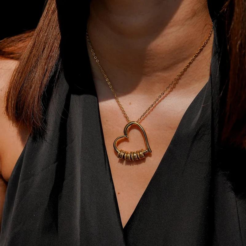 COLLAR CORAZÓN FAMILIAR